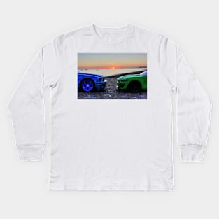 Photoshoot At Sunset Kids Long Sleeve T-Shirt